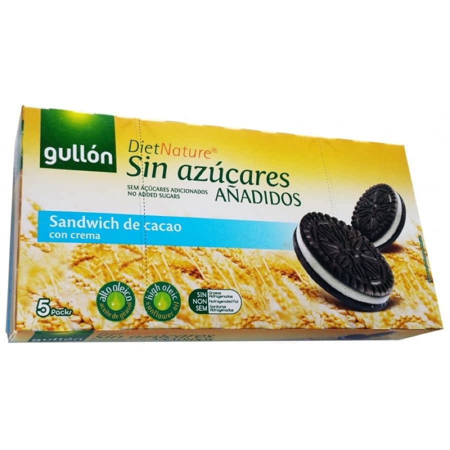 Gullón Twins Sandwich Biscuiți Cu Cacao și Umplutură Cremo