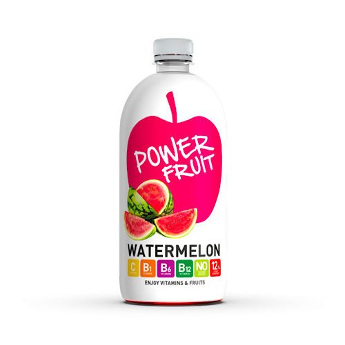 Băutura Power Fruit cu aromă de pepene verde, cu vitaminele C și B, 750 ml
