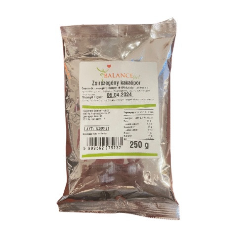 Cacao Olandeză, săracă în grăsimi, 10-12%, 250g