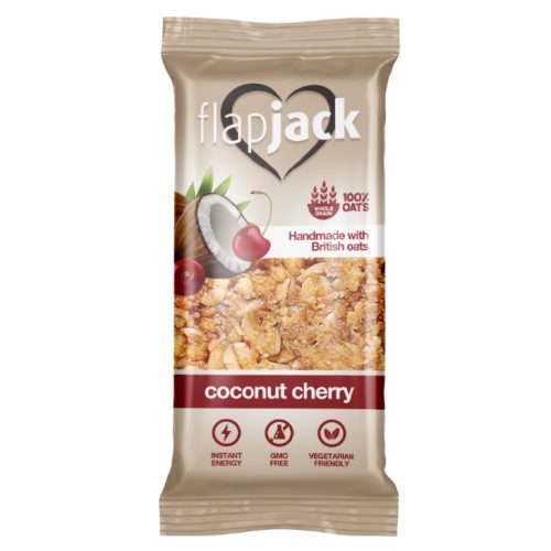 Flap Jack zabszelet kókuszos, cseresznye darabokkal 100 g